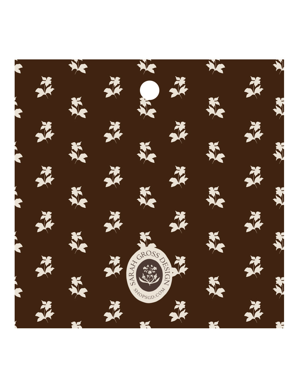 Gift Tag Classic Floral